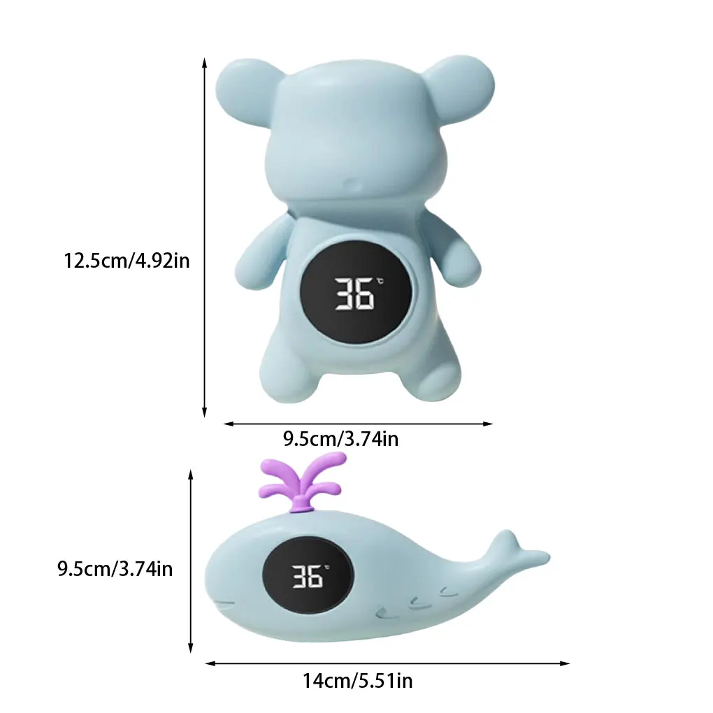 Cartoon Baby Bath Water Thermometer Safety Floating Digital Baby Bath Water Temperature Meter Show Water Temperature