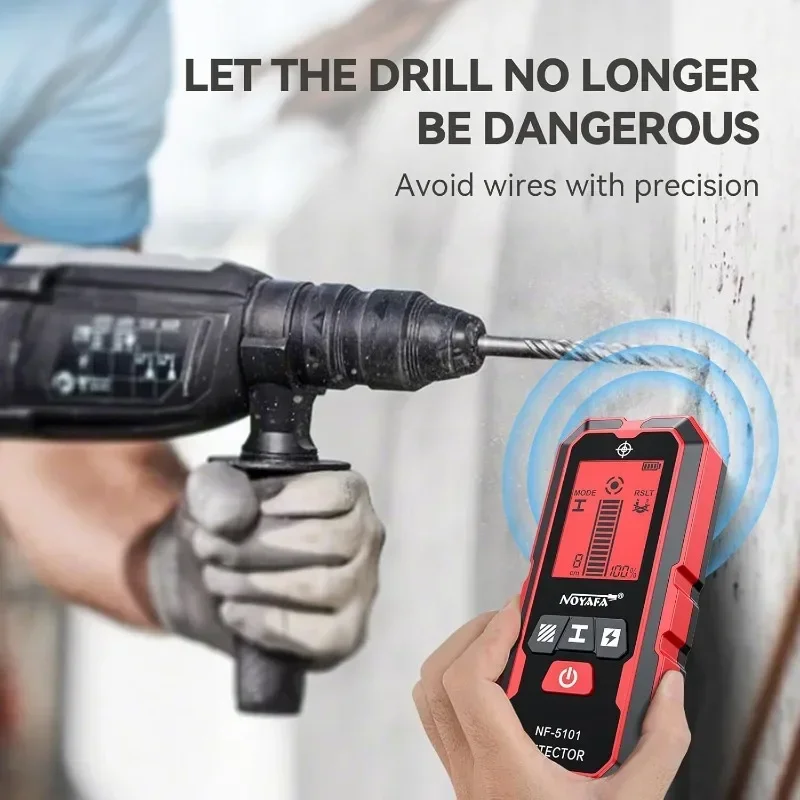 2026 Hot SellNOYAFA NF-5101 Stud Finder Wall Scanner,5-in-1High Precision Stud Finder  HD LCD Display, Automatic Calibration, Au