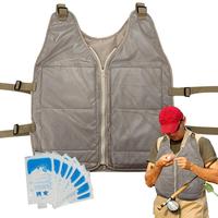 Cooling Cold Vest Ice Cool Jacket Cold Vest For Summer Soft Summer Ice Cold Vest For Motorcycle Working Cooking Cycling Running