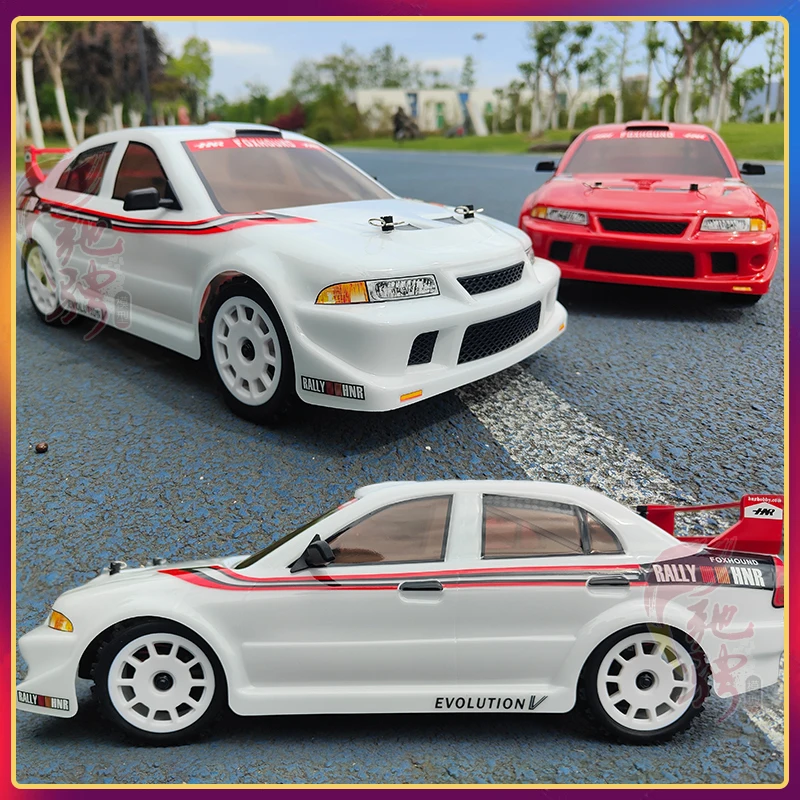 Hnr H9804 Foxhound Brushless Rally Car 1/10 Rc Modelo de Controle Remoto Elétrico Carro Off-Road 2.4ghz 4wd Adulto Crianças Brinquedos