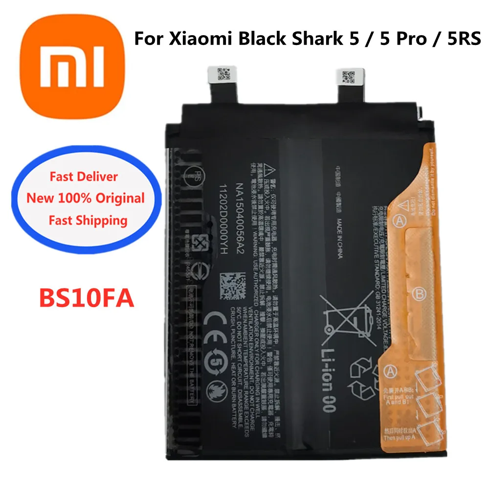 4650mAh Original Battery BS10FA For Xiaomi Blackshark Black Shark 5 Pro 5Pro 5RS 5s PAR-A0 KTUS-A0 KSR-A0 Phone Batteries