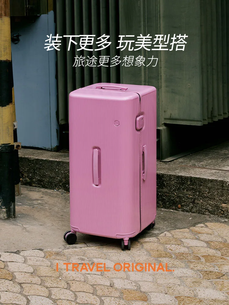 Maleta con ruedas de pistacho, equipaje