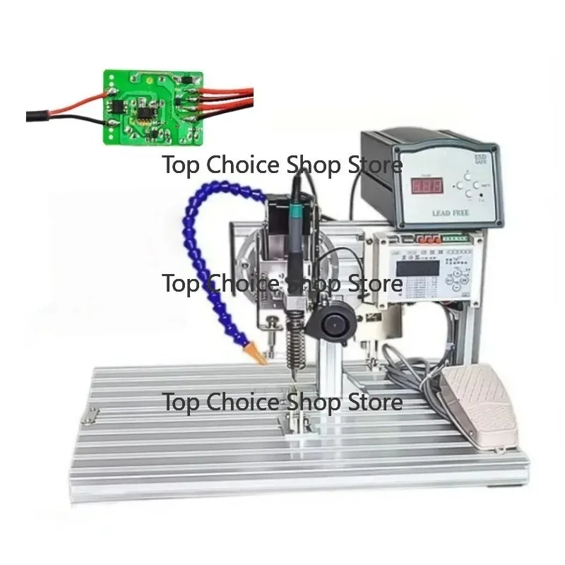 Foot‑operated Semi‑automatic Hot‑air Soldering Equipment Electronic Wire Plug Joint Processing Machine