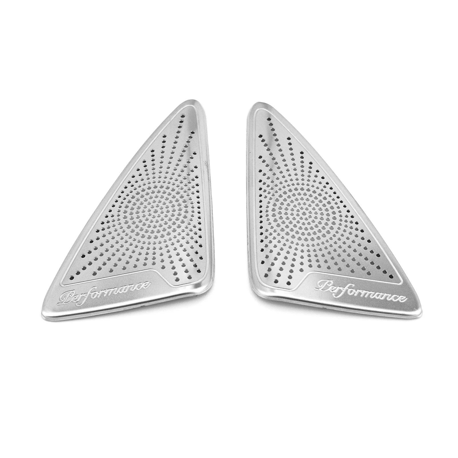 For Hyundai Palisade Stainless Steel Audio Speaker Cover Trim A-pillar Small Horn Cover Sticker Car Interior Moulding 2pcs