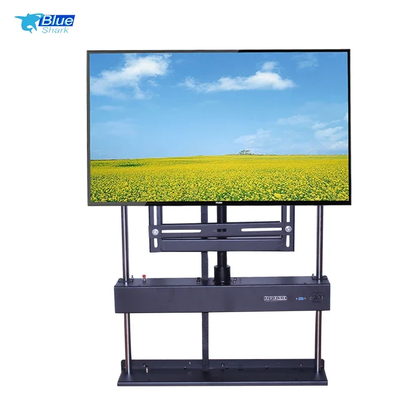 Hot Selling Aluminum Alloy Remote Control Motorized TV Lift 360 Degree Rotating Electric Lifting Holder for 52-65 Inches TV TV M