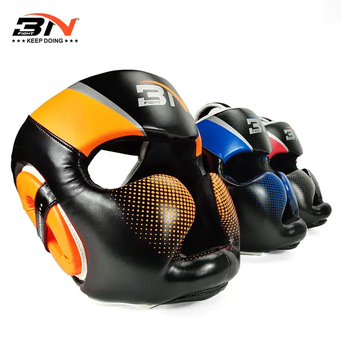 BN Children Youth Adults Women Men Boxing Helmet MMA Muay Thai Sanda Kickboxing Taekwondo Protective Headgear DEO