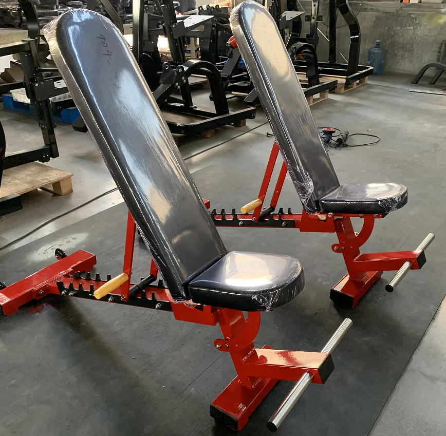 Entrenamiento de fuerza, equipo de Fitness comercial, levantamiento de pesas, entrenamiento, Fitness, banco ajustable, banco de pesas para gimnasio