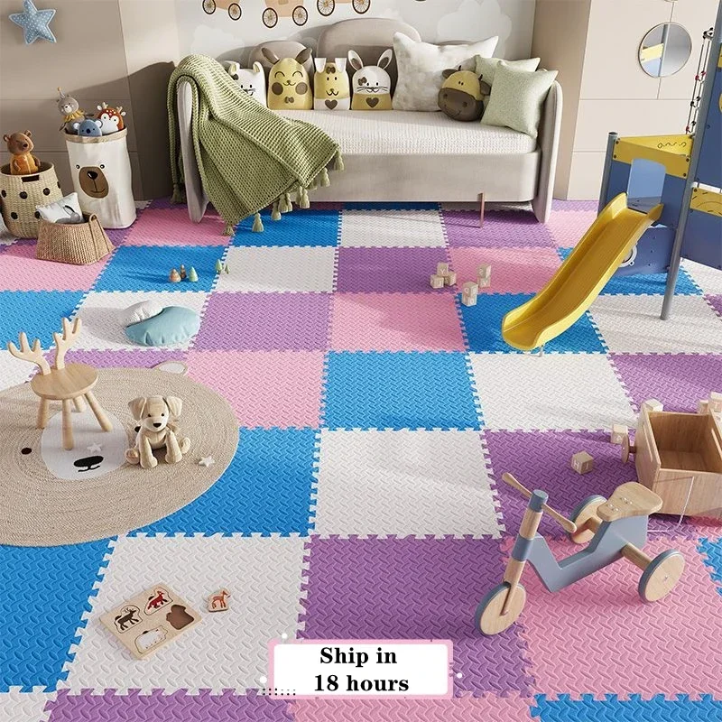 Tapis de Sol Puzzle pour Bébé, 8 à 18 Pièces, Matelas en Mousse, Couverture pour Bébé, Jouets, Polymères de Jeu pour Enfants, 30x30cm, Épais 1cm