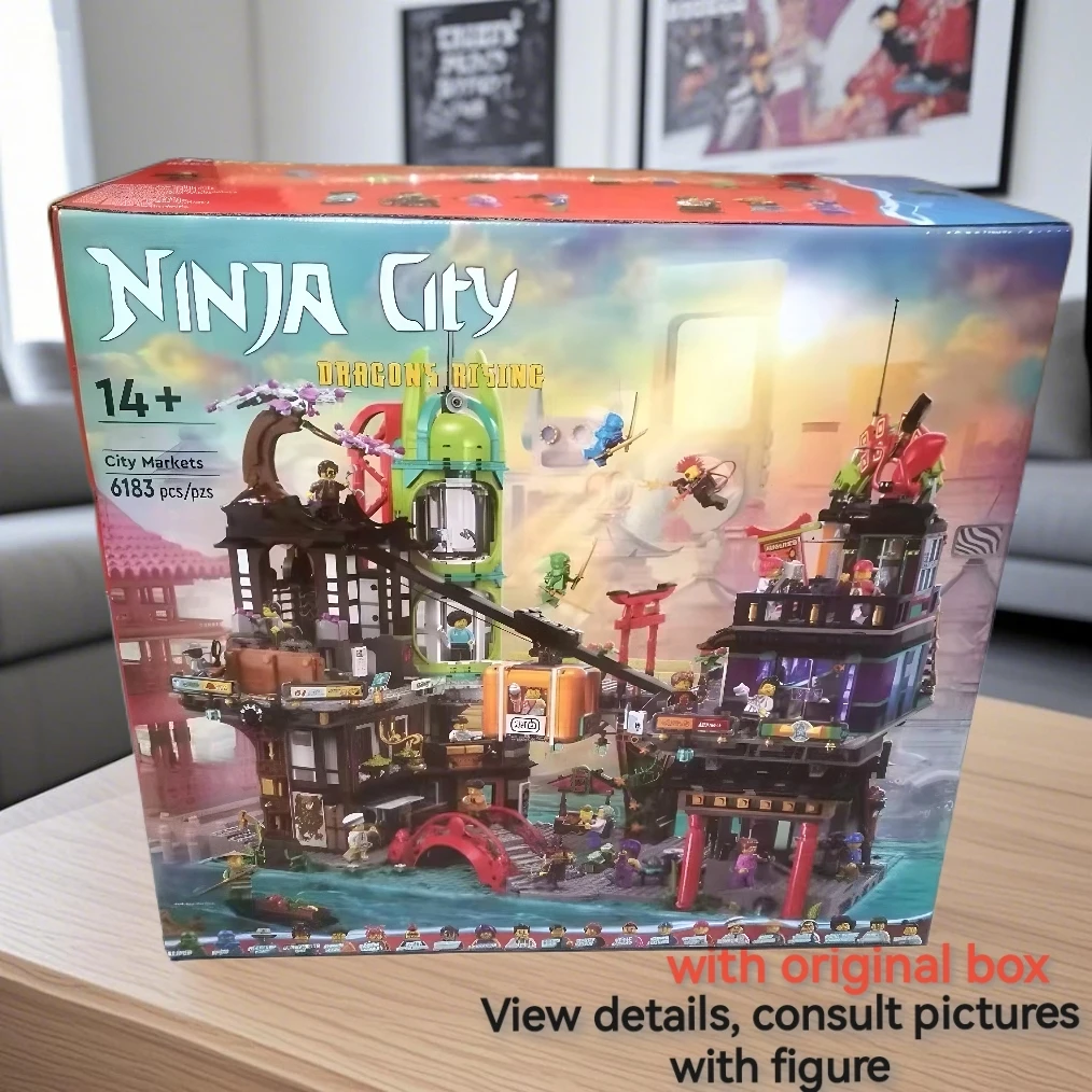 

With Original Box 71799 Set Dragons Rising Architecture Modular Building Kit Movie Series Birthday christmas Gifts Block