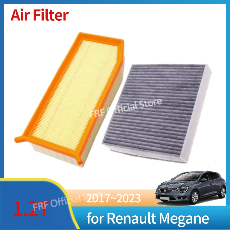 Filtro aria 1.2T per Renault Megane IV 4 2017 2018 2019 2020 2021 2022 2023 accessori griglia filtro condizionatore motore aspirazione auto