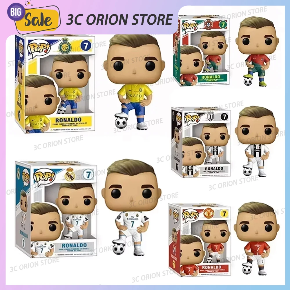 Funko POP Football Players Figures Sta Portugal Real Madrid Juventus Riyadh Vinly doll PVC figurine Action Figure Toys Kids Gift