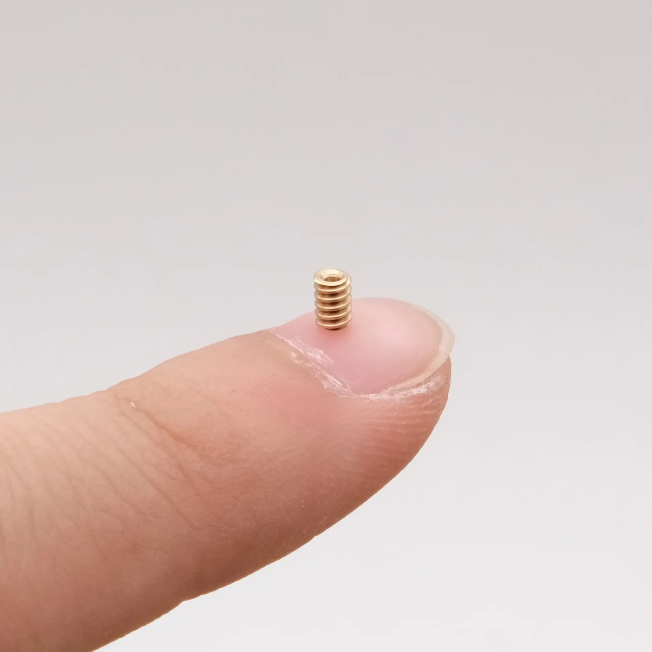 1mm Robot Micro Joint Intelligent PTZ Copper Worm Gear 0.2 Modulus 2.4mm Diameter for Micro Robot And Model Machinery