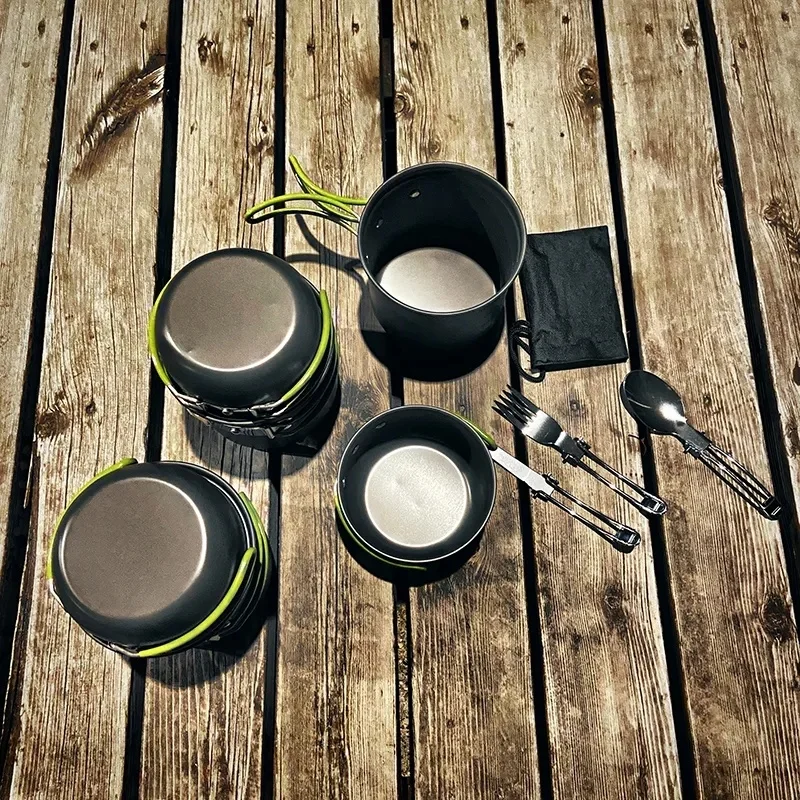 

Quickkill market FK304 stainless steel tableware portable picnic tableware set