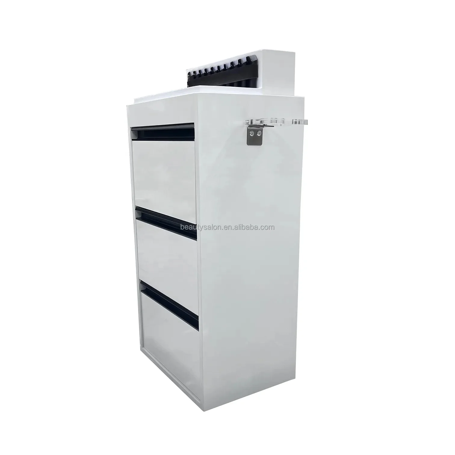 SPA Beauty Salon Trolley Salon Cabinet Station with Storage Dryer Holders ZY-779