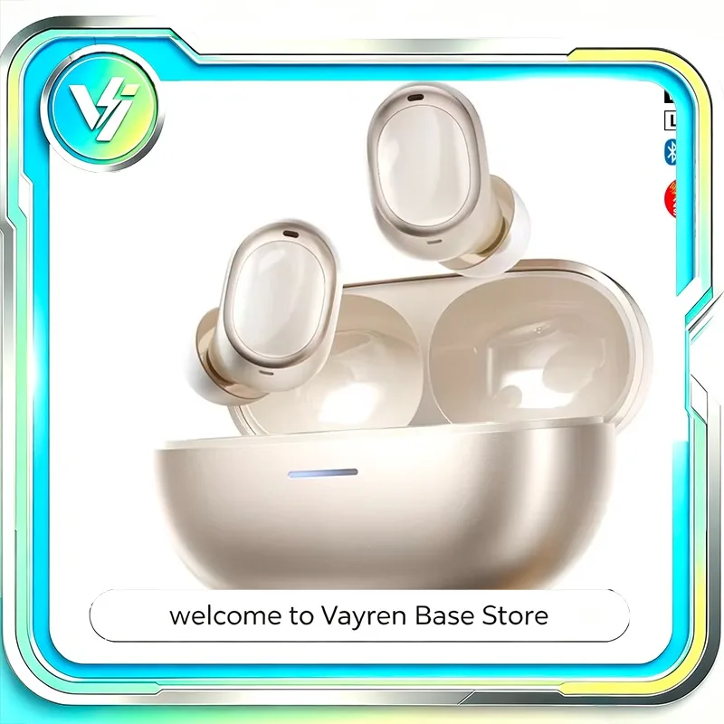 QCY for MeloBuds A30 Wireless Bluetooth Earbuds 60dB Adaptive ANC 8Mic ENC LDAC HiRes IPX5 50H Battery for Music Calling Scenes