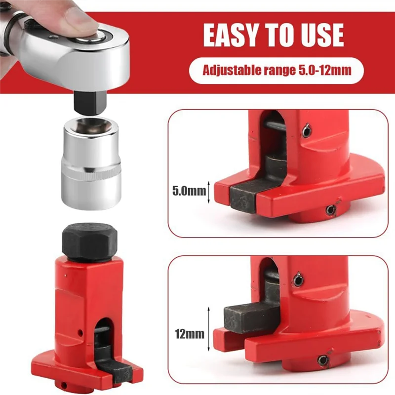 A21Q - ストラットスプレッダーツール 2 個 1/2 インチドライブ付き、5.0-12 ミリメートルサスペンションストラットスプレッダーツール車のストラットショック用