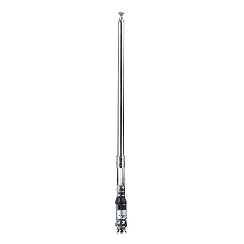 2023 New Telescopic Antenna 118MHz-136MHz Whip Multiple Uses for Airband Radio Receiver Aviation SMA BNC Replacement Accessories