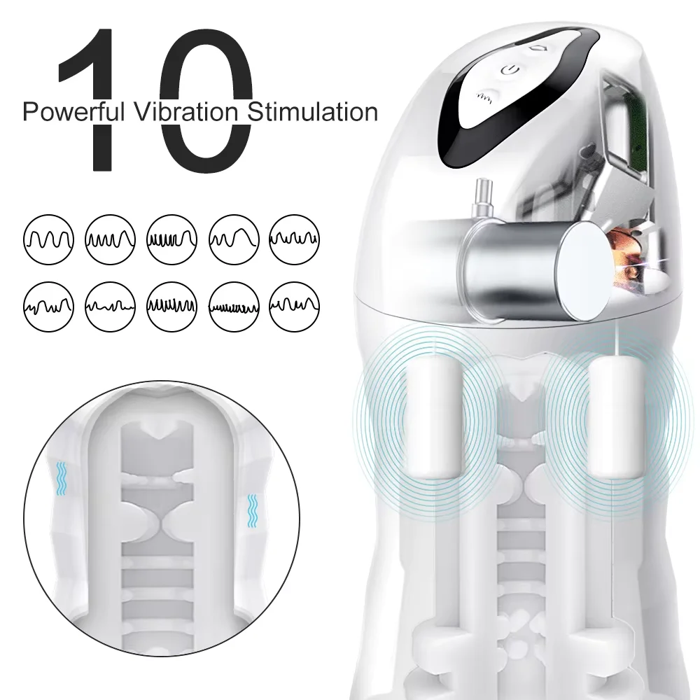 Automatic Sucking Male Mastubator Cup for Men Masturbation Equipment Sex Machine Sex Toy Blowjob Man Masturbators Adult Supplies view 3