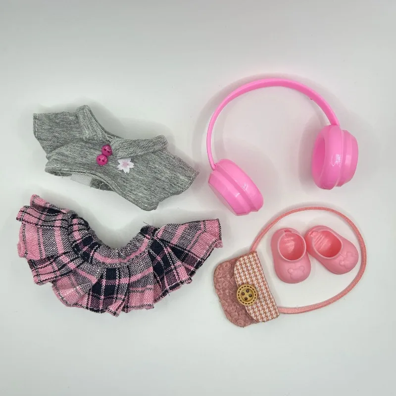 Ubranka dla lalek Labubu, generacje jedna, dwie, trzy, figurka Labubu z winylu, blind box, zawieszka, lalka w stylu JK, uroczy wiatr, prezent urodzinowy