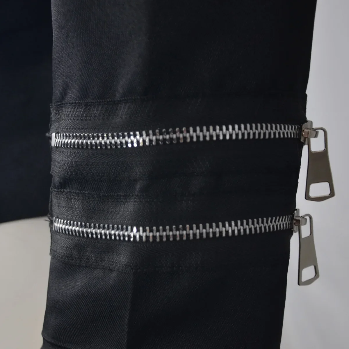 Michael Jackson Cosplay-Kostüm BAD Punk-Jacke Schwarze Schmale BAD-Jacke Kostümkleidung für Männer und Teenager, die Stars lieben und Nachbildungen erstellen möchten. – Detail 9