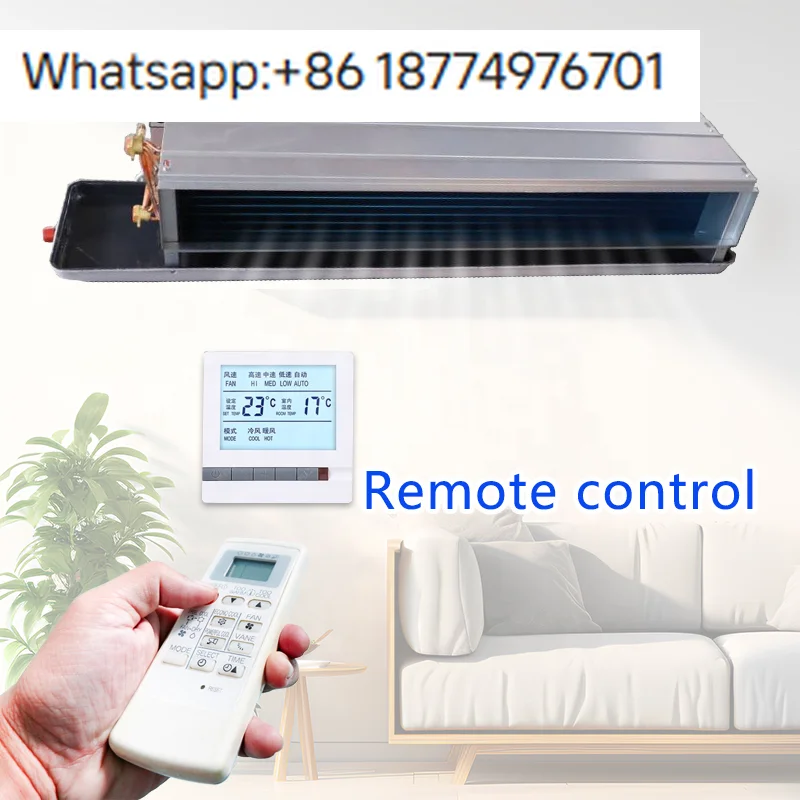 

CE Water Chiller Type Horizontal Concealed Fan Coil Unit 36000btu HVAC Horizontal Fan Coil Unit Hydronic Fan Coil Unit