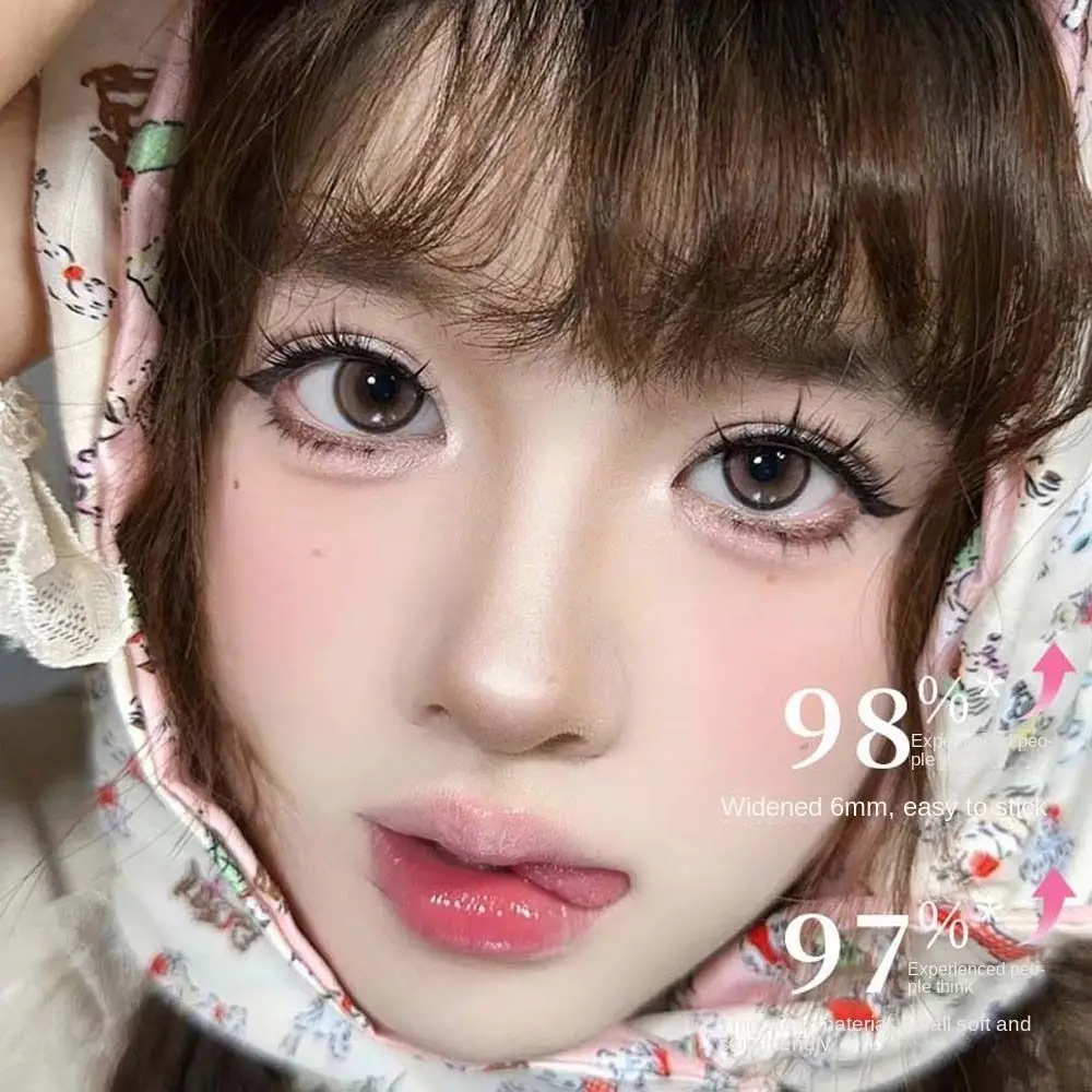 ขนตาปลอมแบบแยกส่วน L Curl DIY 7-12 มม. ขนตาแบบกลุ่ม ขนตาธรรมชาติ ความหนาแน่นสูง สำหรับต่อขนตาผู้หญิง