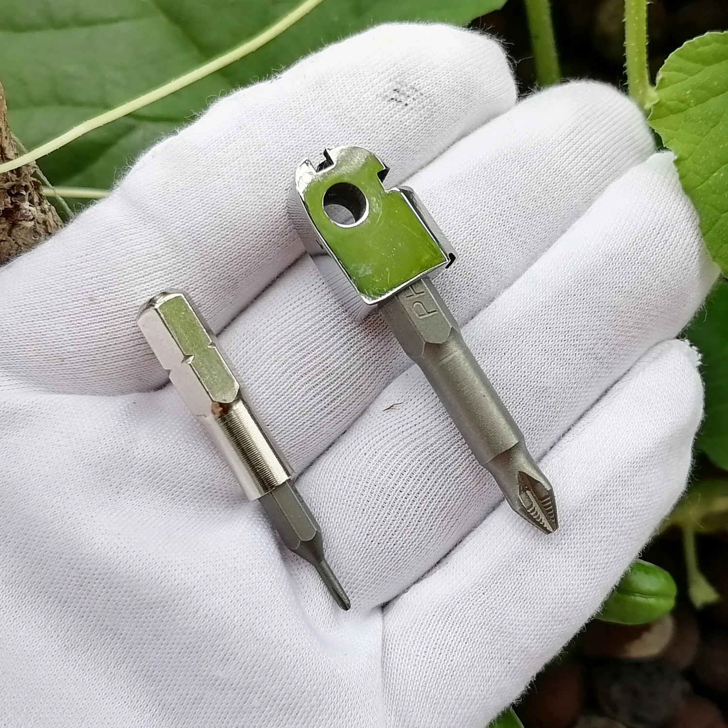 Stainless Steel Screwdriver 6.35mm Bit Holder for Leatherman Plier SURGE Modify