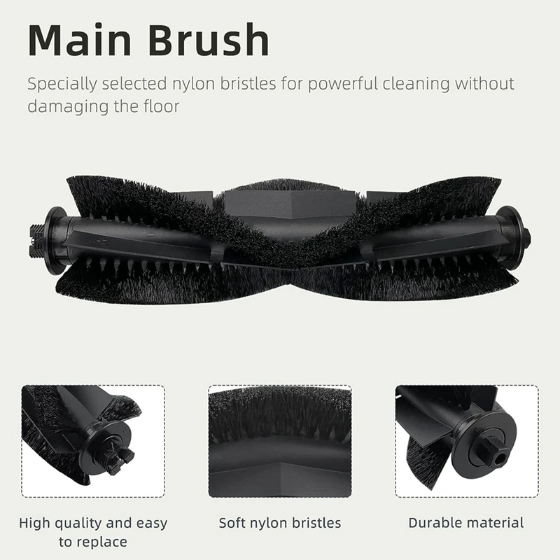 قطع غيار للمكنسة الكهربائية ، روبوت ، فرشاة رئيسية ، فرش جانبية ، قطع غيار ل Honiture G20 ، G20 Pro