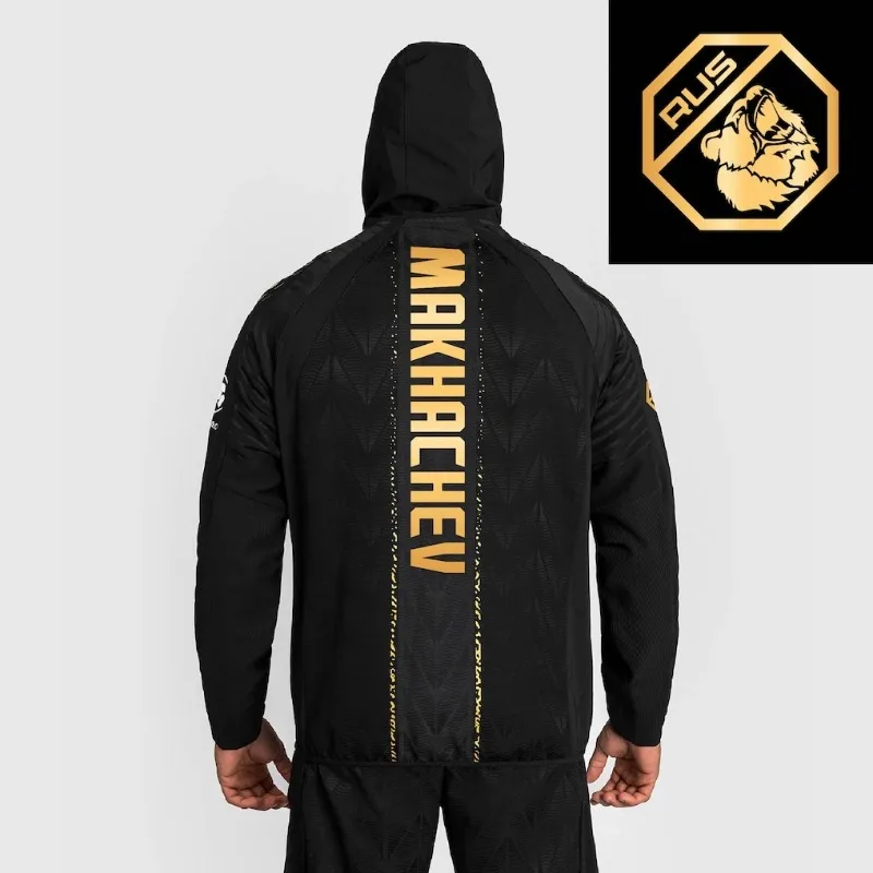 

2026 модная тренировочная толстовка для бокса, мужская UFC Zenith от черного/золотого цвета, исламская толстовка Makhachev Fight Night Champion, прогулочная толстовка на молнии с полной молнией