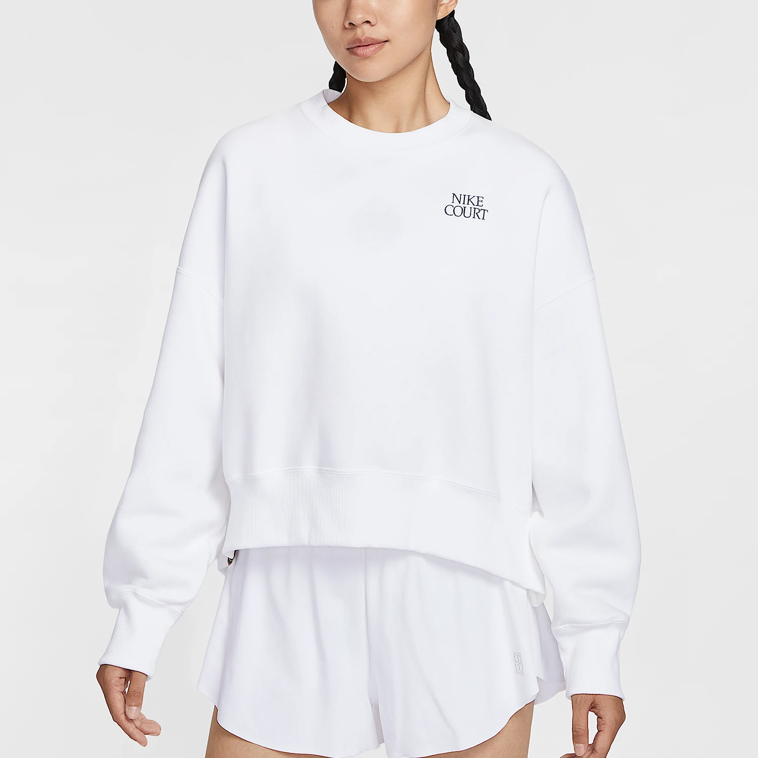 

Оригинальный осенний женский пуловер Nike с круглым вырезом и капюшоном IO0485-100