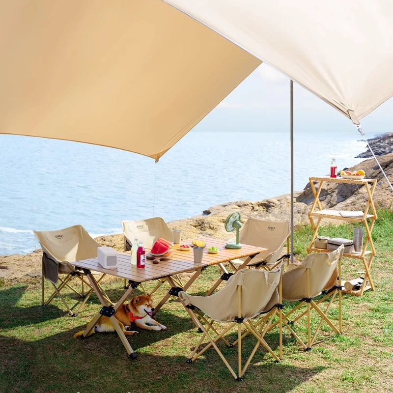 

Waterproof Chair Outdoor Table Nordic Gazebo Dining Portable Outdoor Table Backyard Bistro Set Giardino Garden Furniture