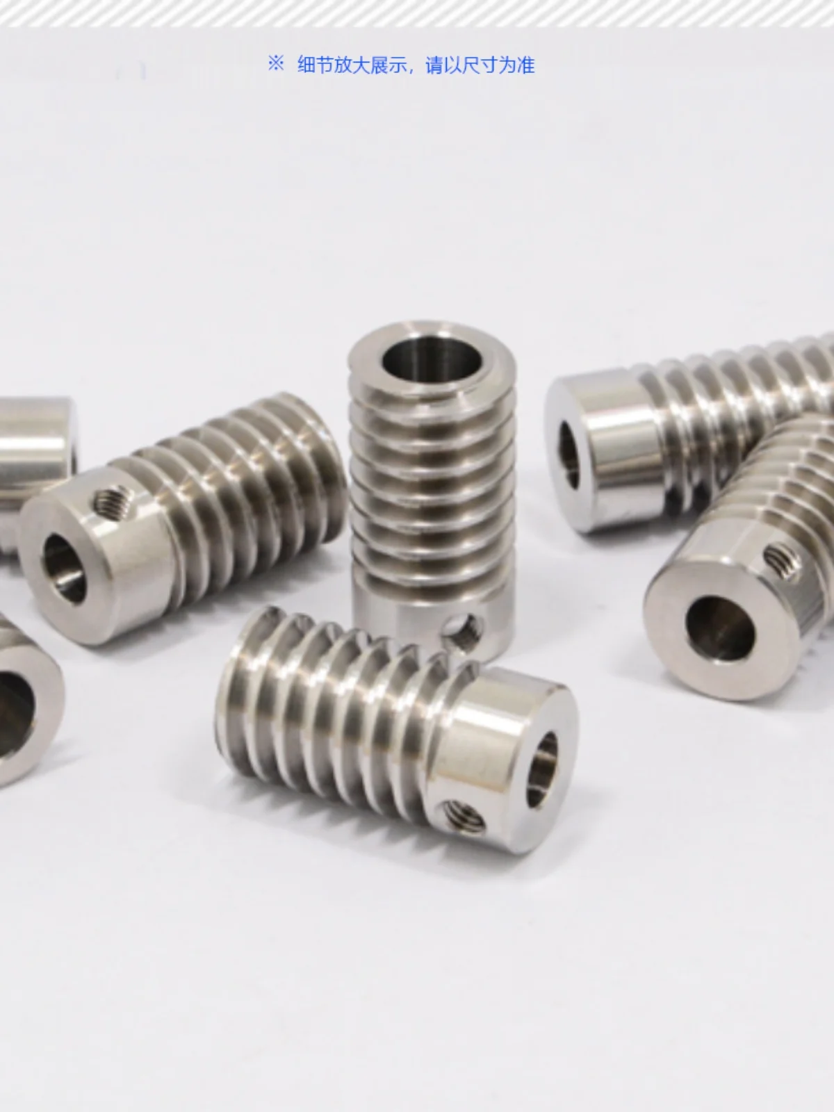 0.8 mold precision turbine worm 304 stainless steel worm gear accessories, speed ratio 20/30/40/50/60