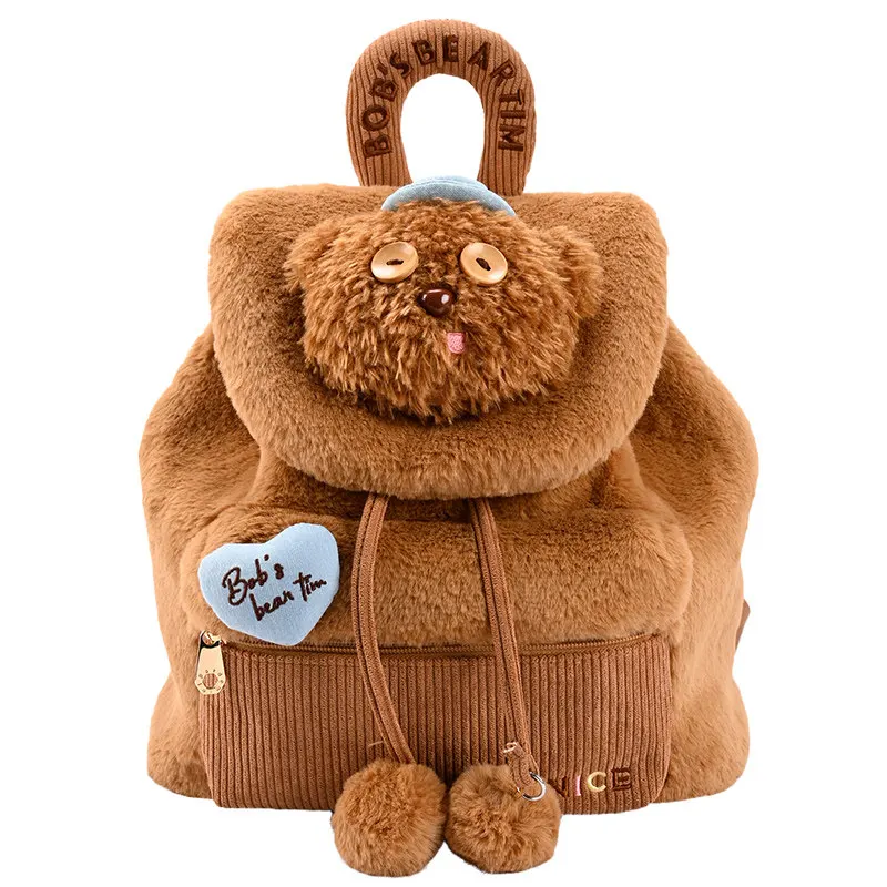 

Оригинальный плюшевый рюкзак с изображением мишки-миньона из мультфильма «Гадкий я», универсальный, большой вместимости, портативный, в подарок на день рождения