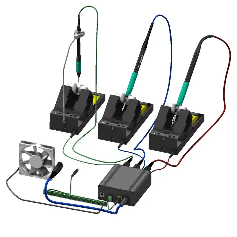 for Jiboxing welding table 3 channel switcher multi channel expansion double station three station industrial workshop tool