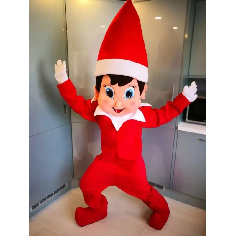 2024 Nauty Elf Cartoon Adult Size Mascot Costume Fancy Dress Adult Size for Halloween Carnival Party Event Cosplay Hot Toys