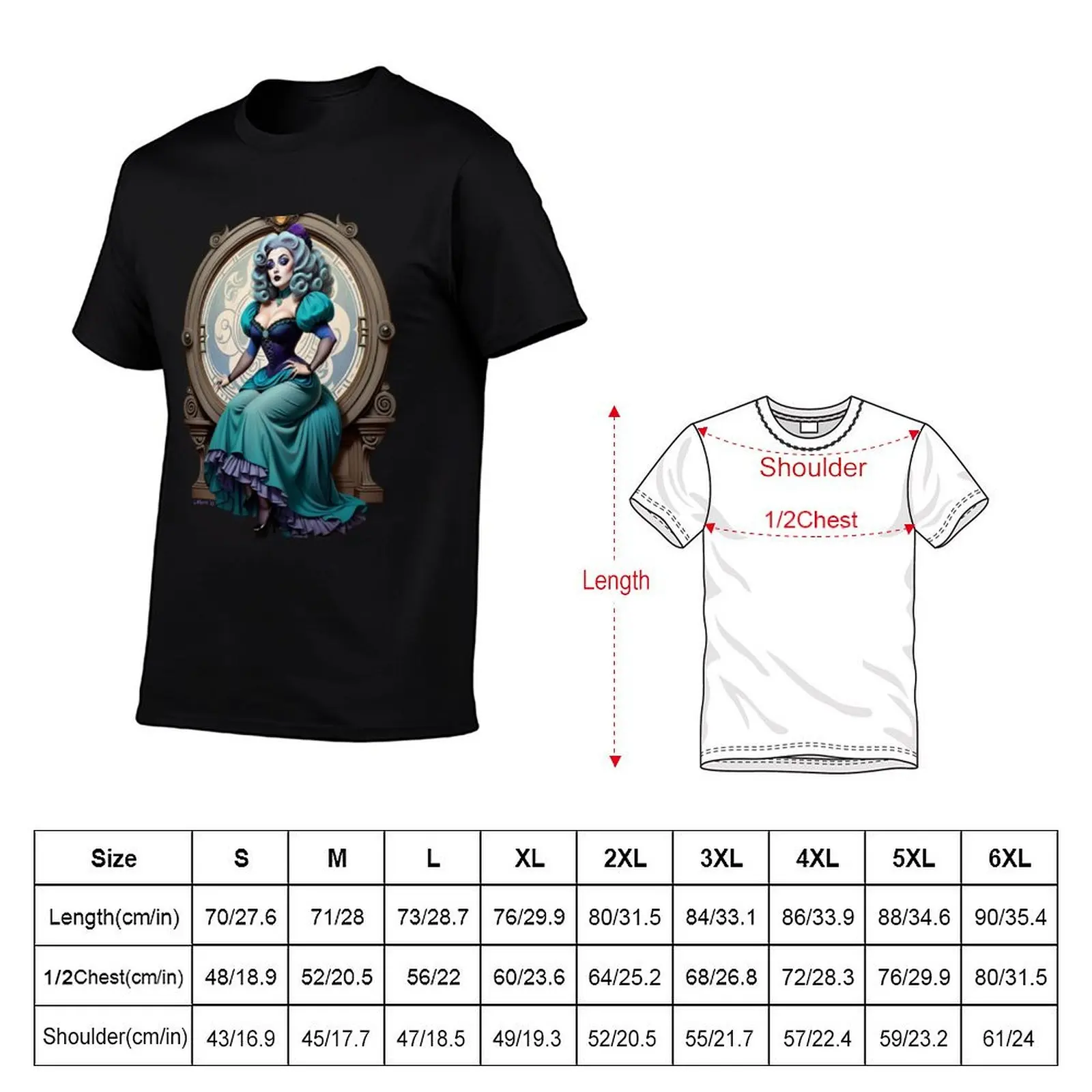 Leota Pinup style art T-Shirt summer clothes baggy shirts summer tops sports fans shirts men graphic