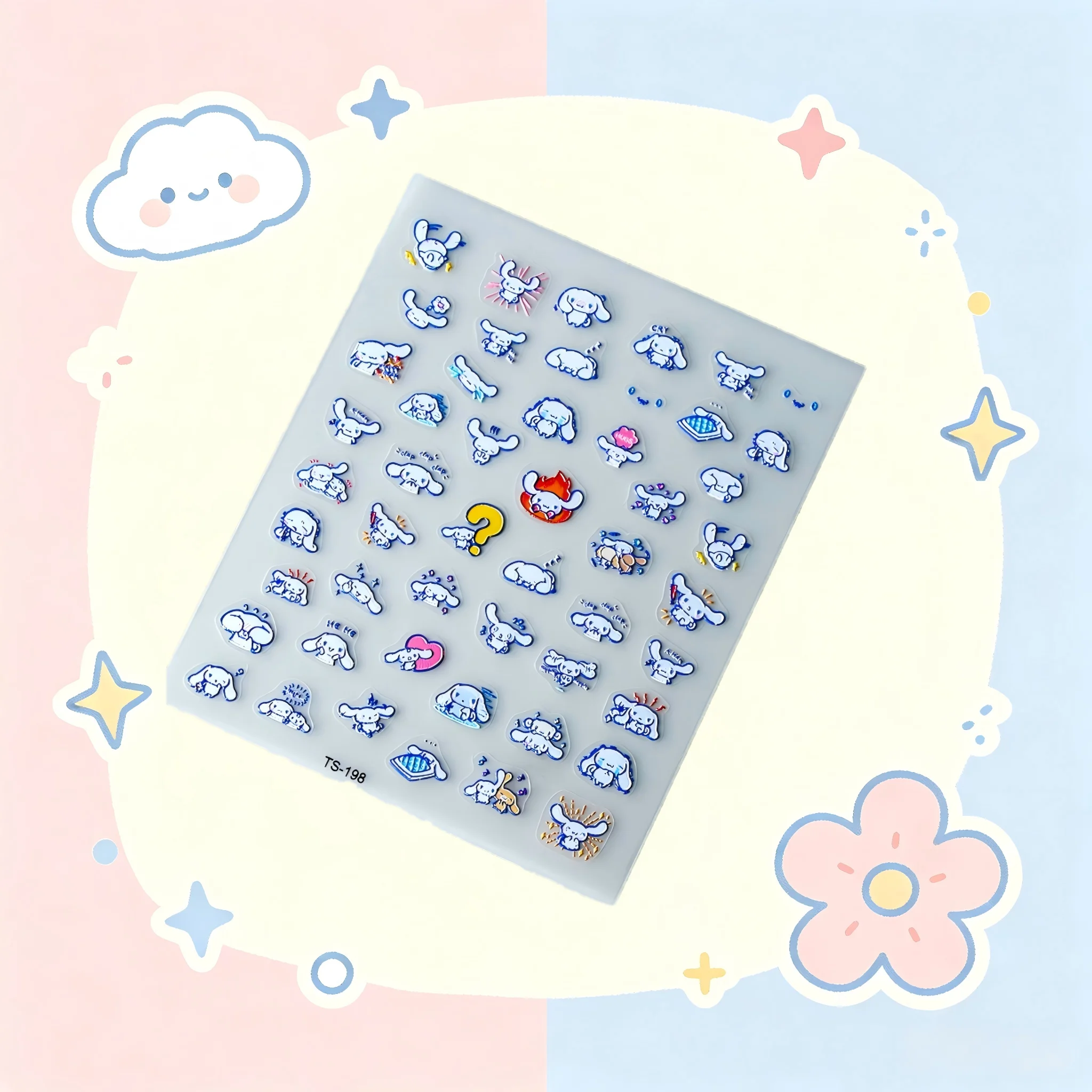 ملصقات أظافر سانريو، 1 قطعة، إ - مراجعة Anime Merchandise Nepal وسعره