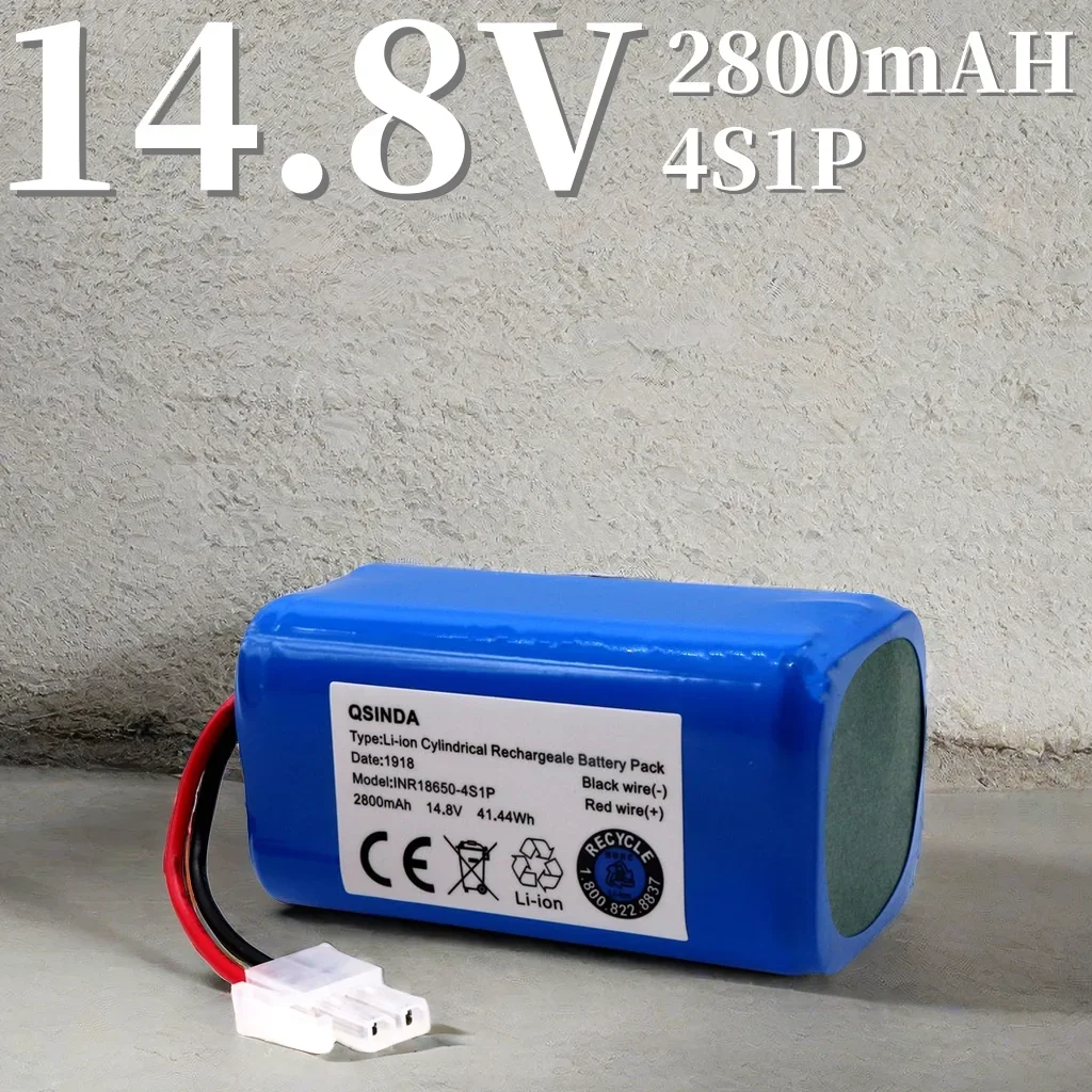 

100% New Original 14.8v 18650-4S1P 2800mAh Battery forRobot Vacuum Cleanerreplacement batteries