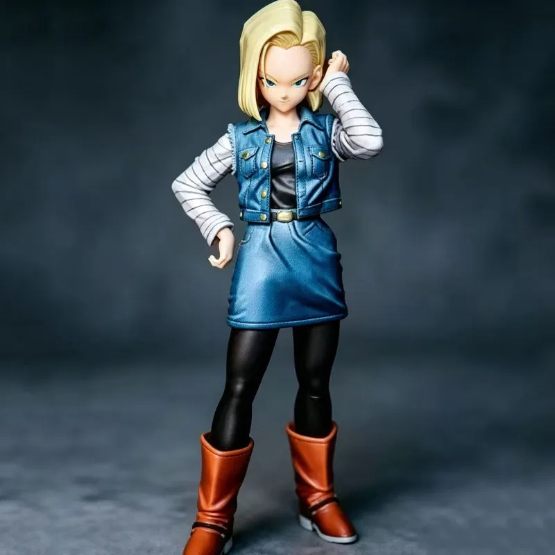 

Dragon Ball Android 18 Pvc Collectible Figure Anime Periphery Trendy Toy Home Desktop Decoration Ornament For Anime Fans