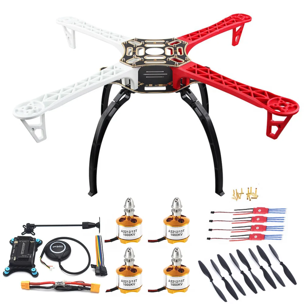 

F450 450mm Quadcopter Frame Kit with APM2.8 Controller board 7M GPS 30A Simonk ESC 2212 920KV/1000KV For Rc Quadcopter