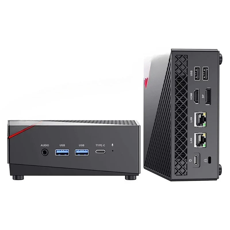 Office desktop computer Ryzen 4500U six-core three-display PD fast charging portable handheld mini host