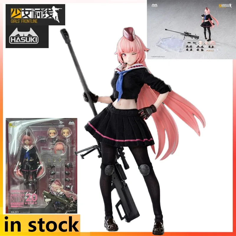 HASUKI PA011 Pocket Art Series NTW-20 1/12 Scale Action Figure, Girls' Frontline Cloth Female Collectible Model