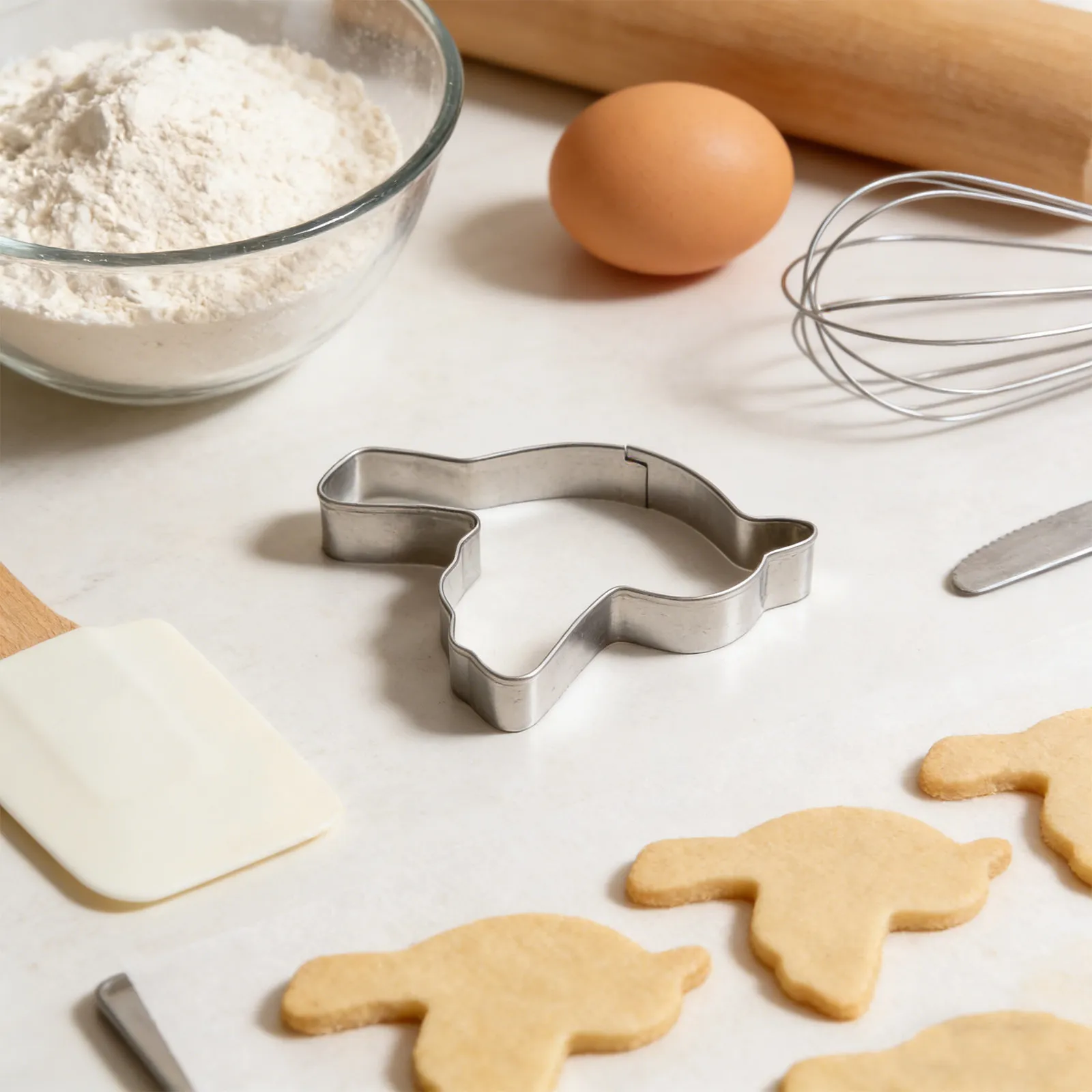 Stainless Steel Bird Cookie Cutter 3.8x2.6 Inch Baking Mold for DIY Cookies, Biscuits and Creative Desserts