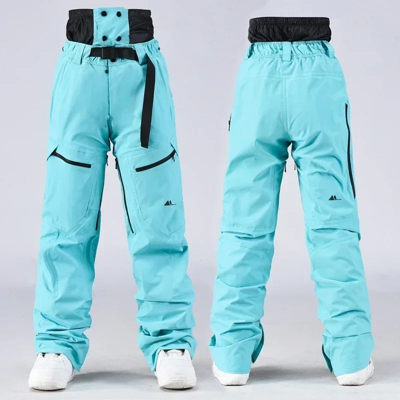 

2024 Men Skiing Pants Sport Windproof Snowboard Overalls Woman Outdoor Snow Trousers Mountain Hiking Waterproof Warm Ski Clothes