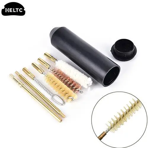 1/7Pcs/Set Hand Gun Rod Brush Pocket Size Pistol Cleaning Kit For Pistols Cal.38/357/5Mm Outdoor Gun Cleaning Tools