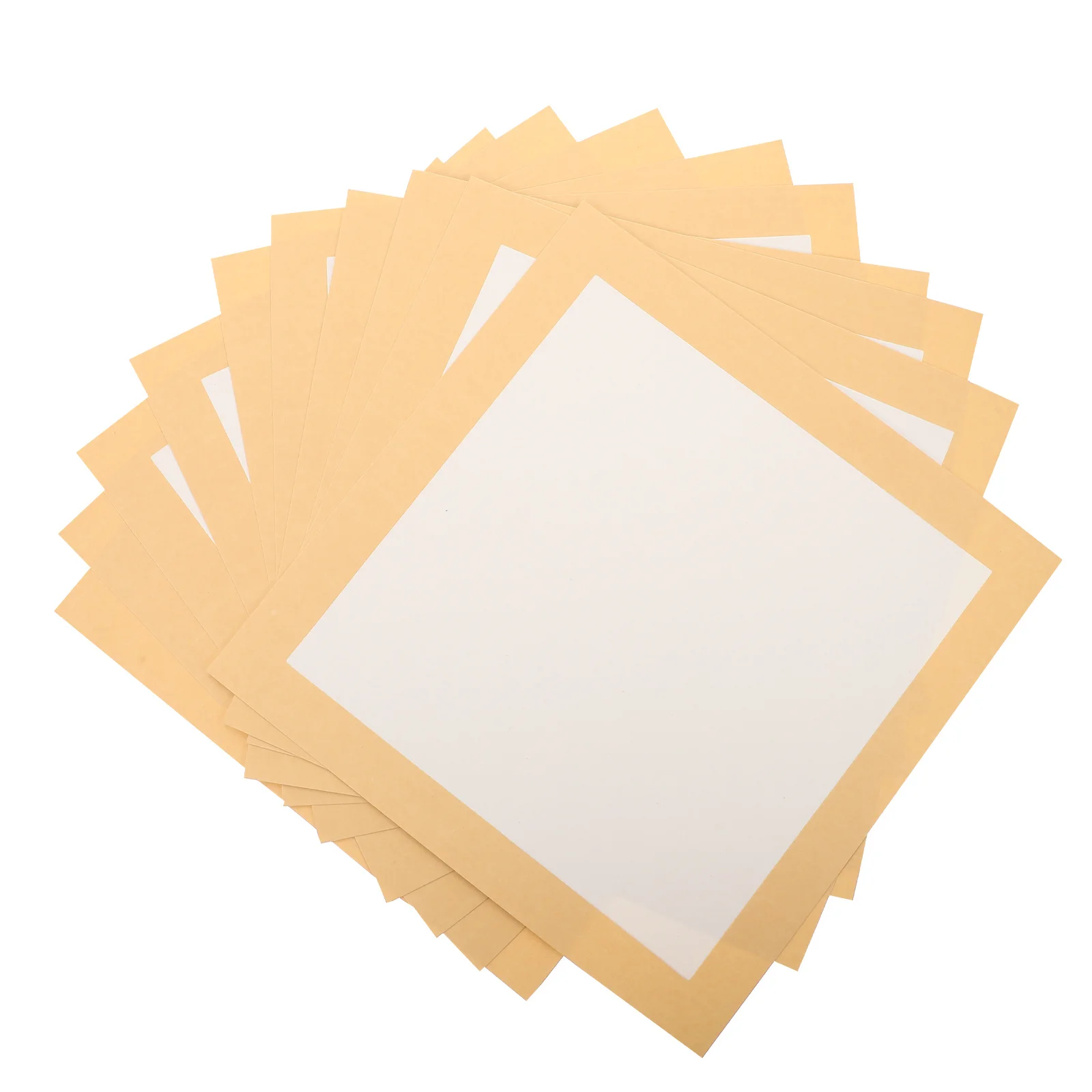

10 Sheets Mirror Card Paper Practical Smooth Surface Best for Calligraphy Practicing Writing Paper Calligraphy Accessories
