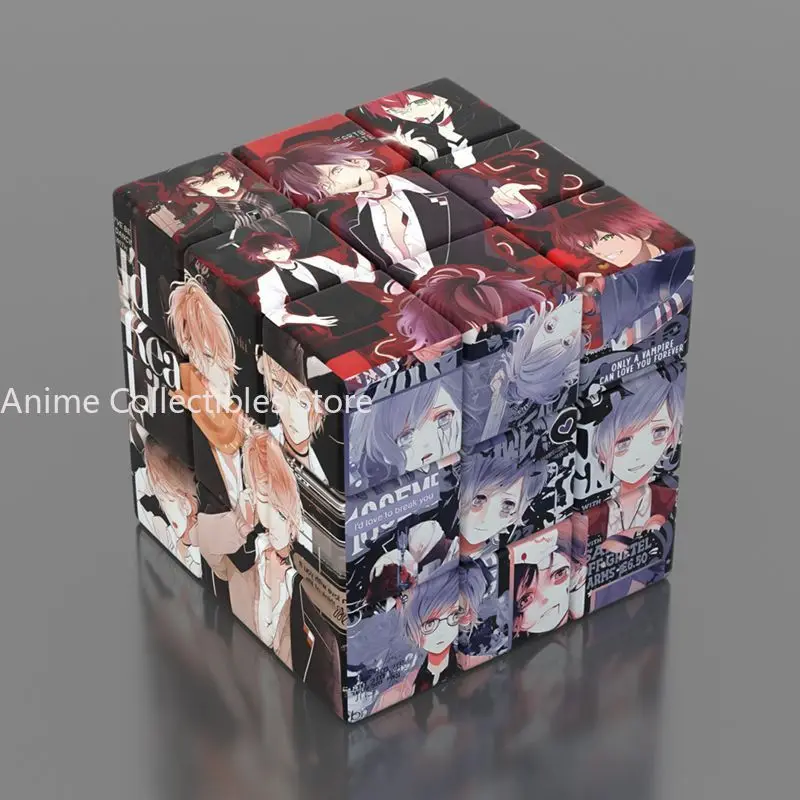 

Аниме DIABOLIK LOVERS Sakamaki Kanato Magic Cube Speed Cube странной формы головоломки игрушки Cubo Magico головоломки игрушки подарки