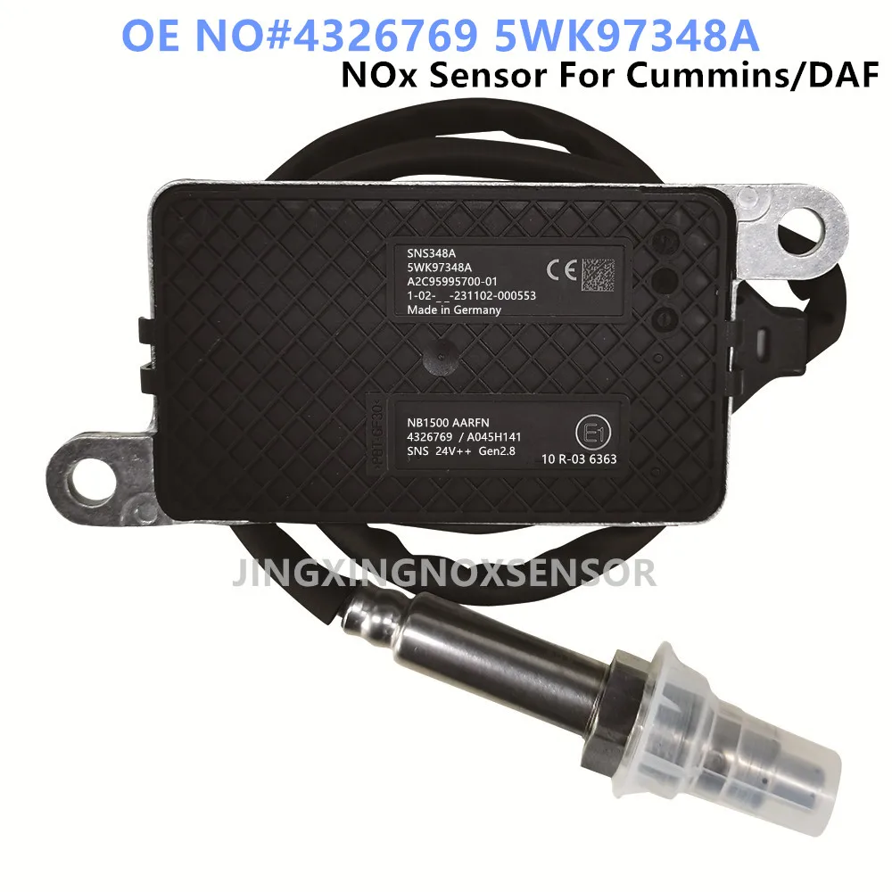 4326769 5WK97348A 2139930 1928760 1953530 Original NEW Nitrogen Oxide NOx Sensor 24V For Cummins CF XF F7 For DAF