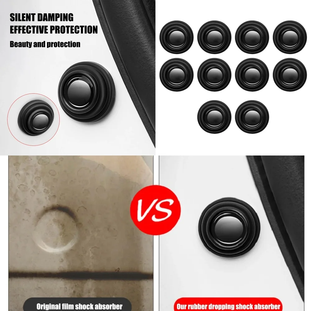 

10pcs Silicone Car Door Shock Stickers Pad Switch Buffer Shock Absorber for Infiniti EX FX JX QX X25 EX35 FX G25 G35 G37 ESQ QX5