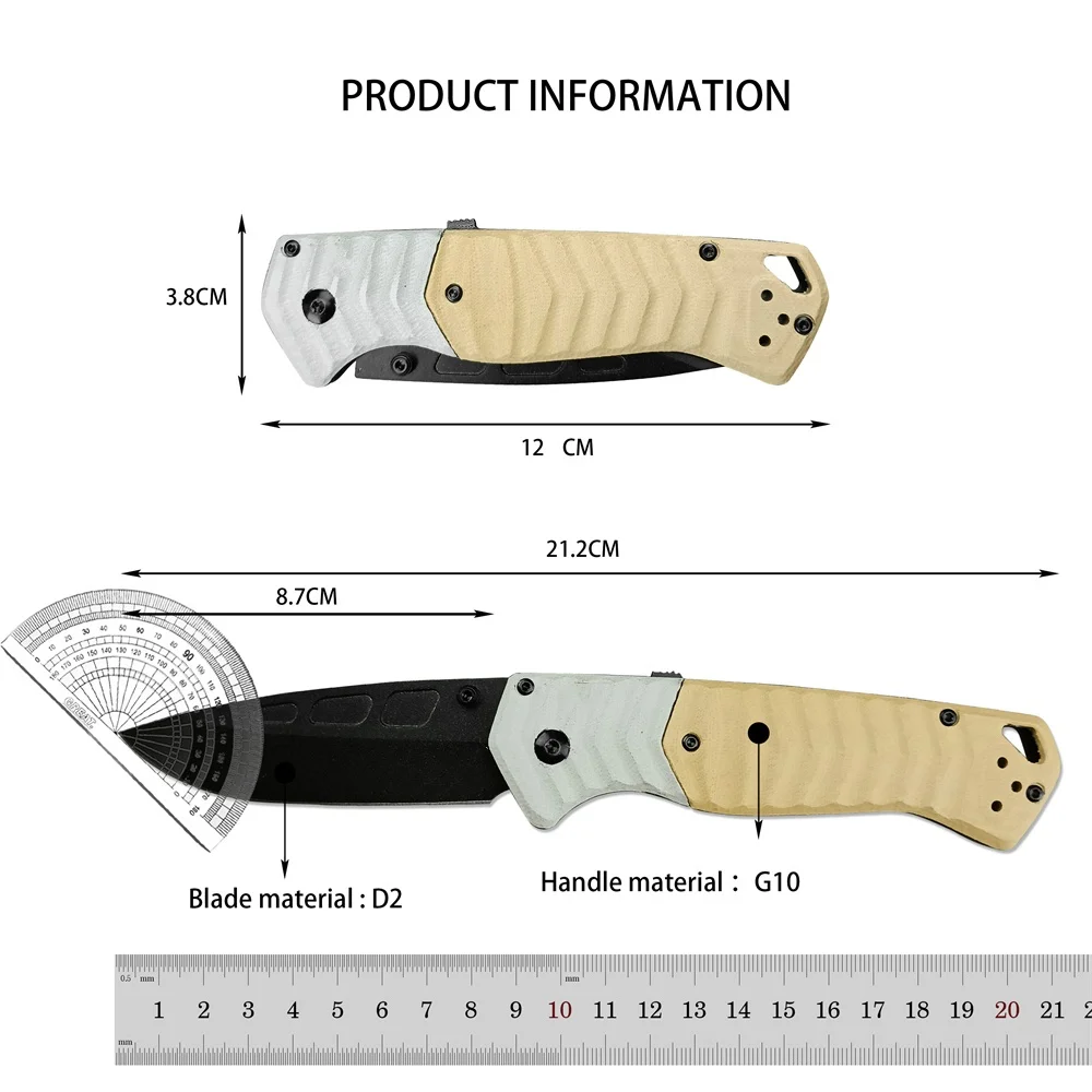 593BK-01 PSK Personal Survival Kit Assisted Folding Knife 3.4\